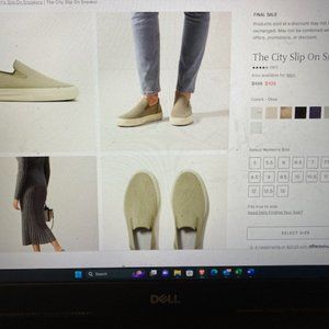 Rothys - City Slip On - Olive